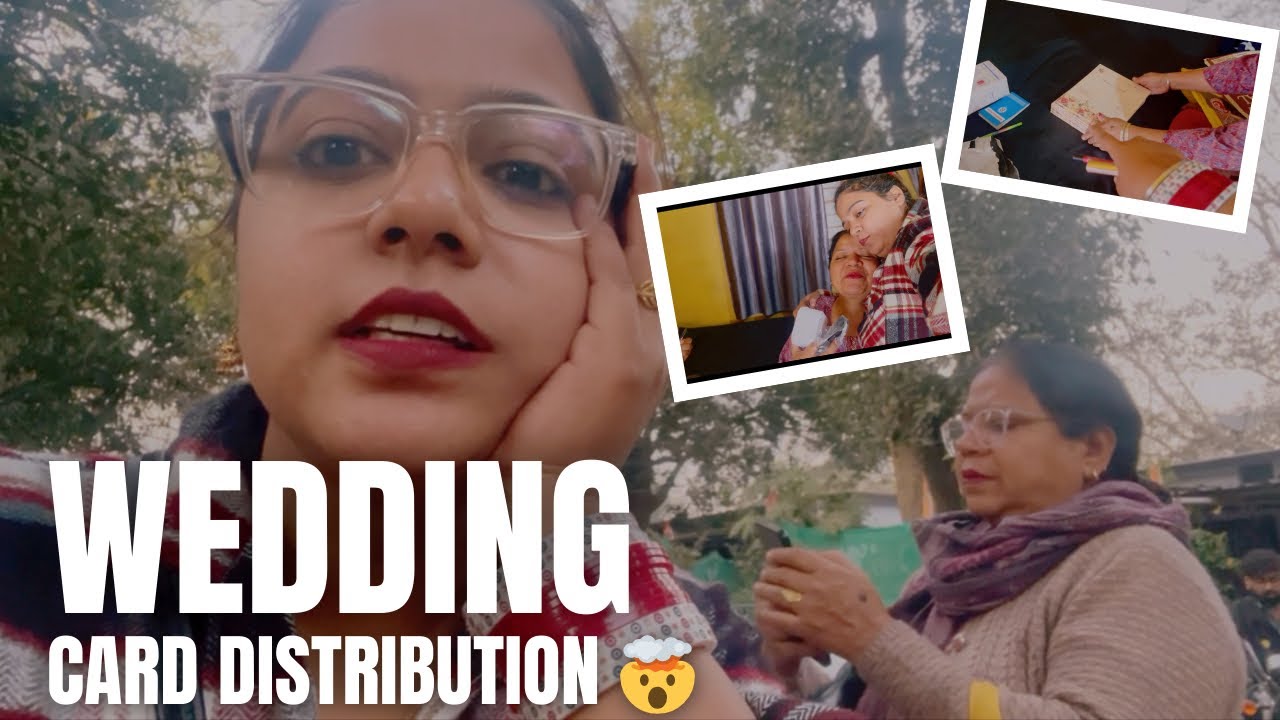 RASTA BHATAK GAY🤯|| VEERE DI WEDDING CARD DISTRIBUTION😍|| SATPREET KAUR✨