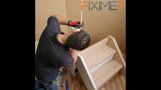 Oak Newel Post Cladding Set to Fit Various Newel Sizes and Lengths