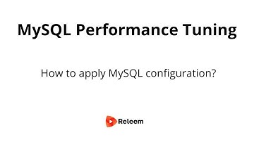 How to change MySQL configuration