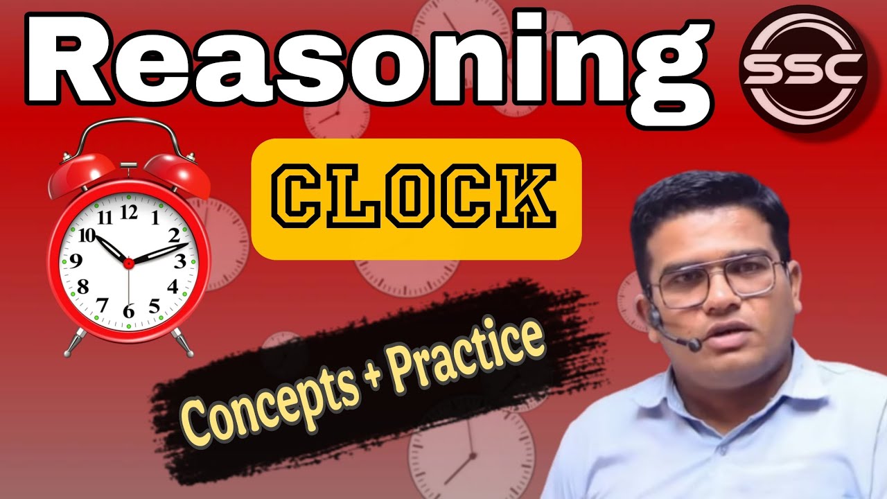 🎯 Clock Reasoning Complete Chapter | SSC Reasoning 2026 | Concepts, Tricks & PYQs