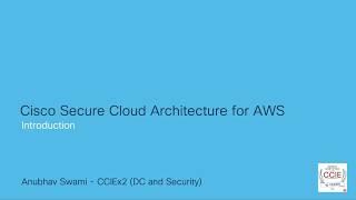 Cisco Secure Cloud Architecture for AWS