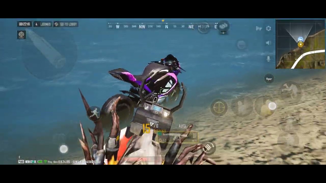 PUBG NEW STATE LATEST UPDATE 0.9.24 IS BEAUTIFUL TRAINING MODE ON HIGHEST GRAPHIC 60FPS SD 888