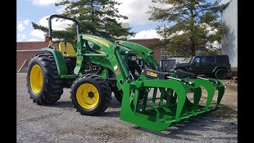 66" New Brush Grapple Video after 3rd Function Install by Tractor Town, Inc. in TN. Video 2 of 2