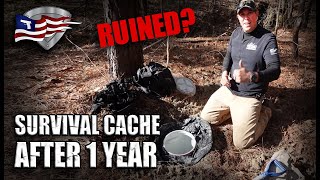 Digging Up A Survival Cache After 1 YEAR!!