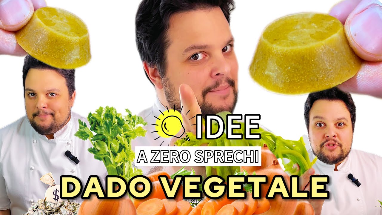Dado vegetale fatto in casa SENZA SALE