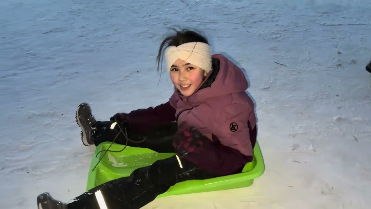 Ohhh what happened (sledding) 