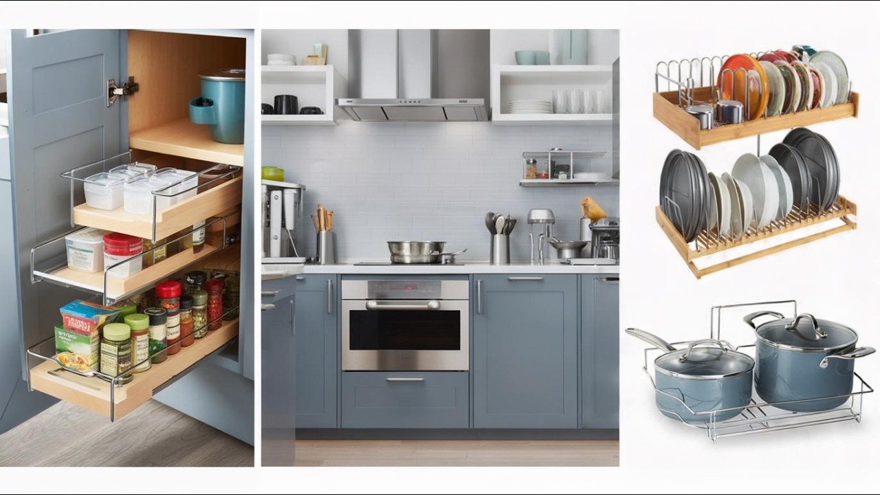 Маленькая кухня? 9 вертикальных стеллажей для хранения, которые мгновенно создадут дополнительное...