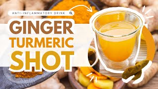Easy Ginger Turmeric Shots Recipe  Blender Version wellness Shots Without Lemon