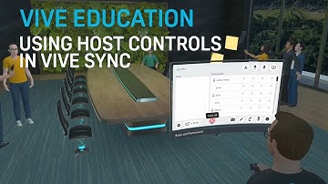 Using Host Controls in VIVE Sync