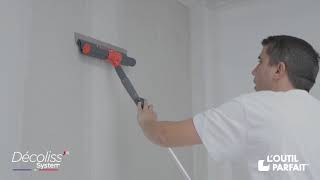Decoliss system with plaster roller
