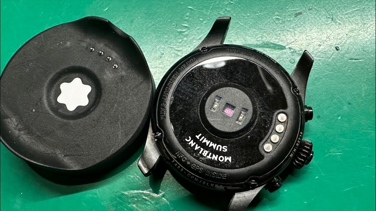 Montblanc Watch Summit 2 7483 Battery Replacement Repair - YouTube