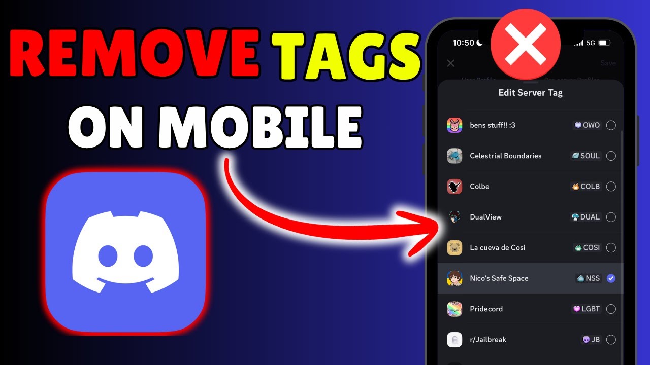 how to Delete Discord Tag on Mobile (iPhone & Android Guide 2025)