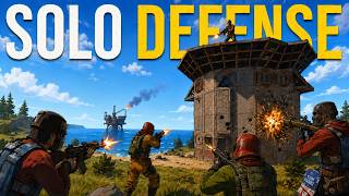 SOLO SNOWBALL TURNS INTO 3 ONLINE RAID DEFENSES - Rust