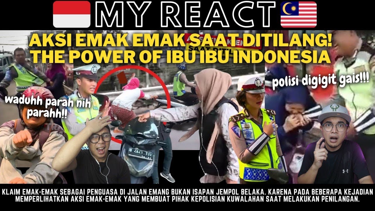 INI AKIBATNYA KALAU BERANI TILANG EMAK EMAK!!