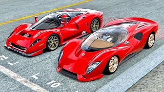 De Tomaso P72 2022 vs Ferrari P4/5 at Imola GP