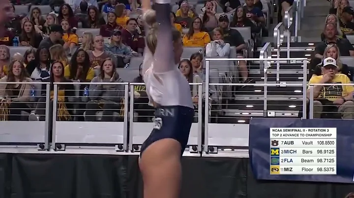 Sara Hubbard (Auburn) Vault 2022 National Champion...