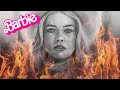 i light my barbie drawing on fire