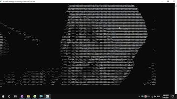 Vẽ ảnh ký tự ASCII - bằng C++