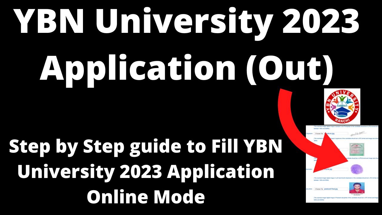 Ybn university admission 2023 application started how to fill