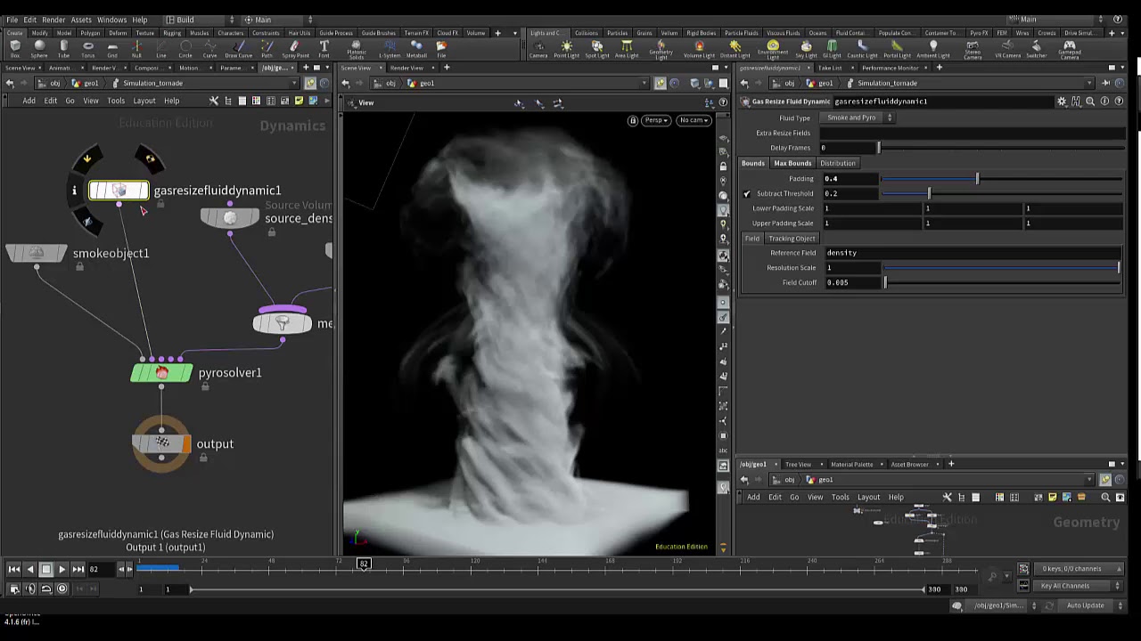 Tuto du Jeudi : Simulation de tornade avec Houdini (partie 3/3) - YouTube
