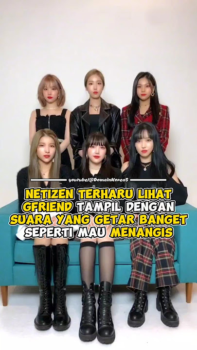 Netizen terharu lihat GFRIEND tampil dengan suara yang getar seperti mau menangis #kpop #shorts