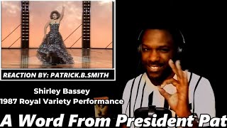 Shirley Bassey- Royal Variety Performance- 1987 - REACTION VIDEO