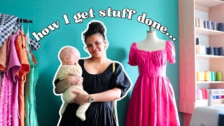 A week in my sewing pattern business and life as a new mother!