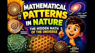 Mathematical Patterns in Nature | The Hidden Math of the Universe #mathinnature #fibonacci #stem Mathematical Patterns in Nature | The Hidden Math of the Universe #mathinnature #fibonacci #stem