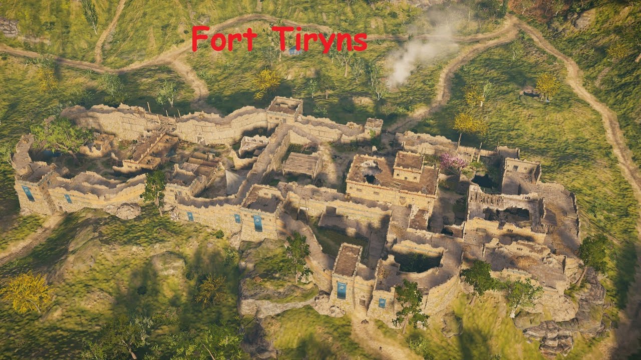 Assassin's Creed OdysseyFort Tiryns Stealth Playthrough Gameplay YouTube