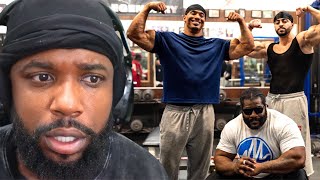 Cashnasty Reacts To Larry Wheels Trains At The Most Dangerous Gym In America