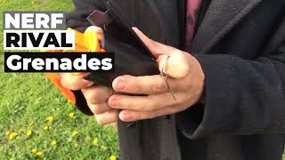Nerf Rival Grenades   INCREDIBLE toy weapons for kids
