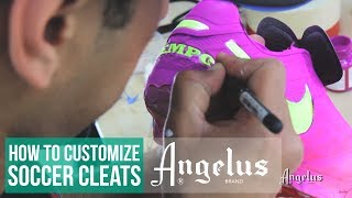 How To Customize Cleats Angelus Neon Paint