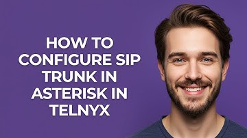 How to Configure Sip Trunk In Asterisk In Telnyx - GUIDE!