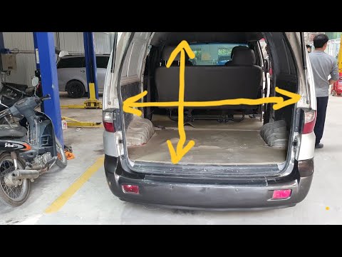 Video Kích thước thực tế khoang hàng xe Starex VAN ? - youtube