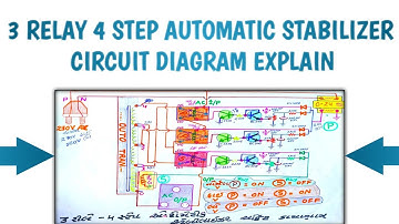 3 RELAY 4 STEP AUTOMATIC STABILIZER CIRCUIT DIAGRAM EXPLAIN | STABILIZER REPAIR | Multani Electronic