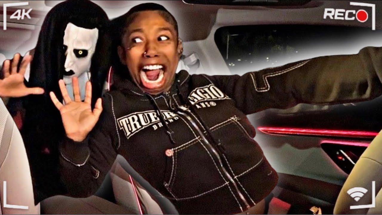 Спрятался на заднем сиденье, чтобы напугать свою девушку 😱 | VLOGTOBER, день 14