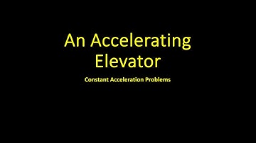 An Accelerating Elevator