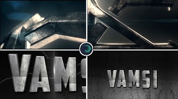 3D Trending Name art Video Editing in Alight Motion Instagram trending video santhosh rcf Rcf