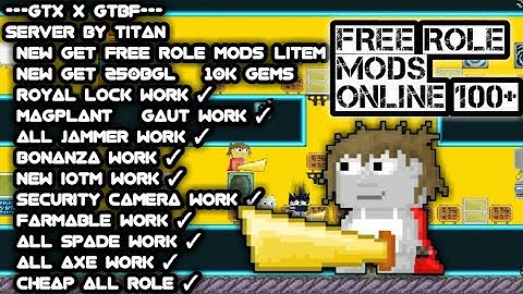 [GTX X GTBF] New Best Growtopia PRIVATE SERVER 2021, New Get 250BGL + Free All Legend Item