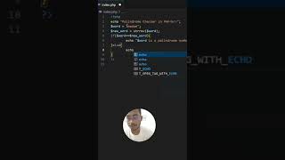 Palindrome Checker in PHP | Logic Series #2 #php #corephp #programming #codingshorts #sorts #viral