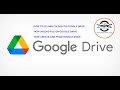 HOW TO CREATE LINK FROM GOOGLE DRIVE                       HOW TO UPLOAD FILE AND FOLDER