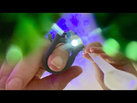 HiFi ASMR scooping up your eyes 👽💚 actual camera touching, no talking, lights, cosmic nonsense ✨