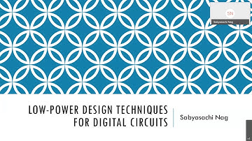Low-Power Design Techniques for Digital Circuits