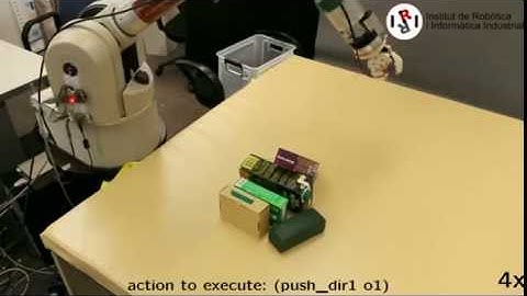 Task planning for table clearing of cluttered objects