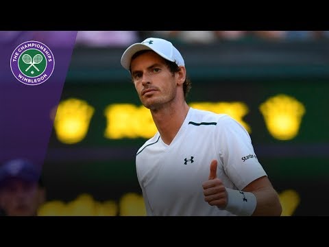 Wimbledon 2017 - Andy Murray saves five set points against Fognini