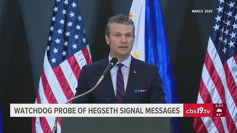 Pentagon launches probe into Def. Sec. Hegseth