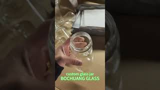 custom glass jar #bochuangglass #glassjar