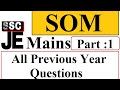 SOM  Mains (All Previous Year Questions)