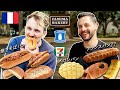 【コンビニパン】フランス人が日本のパンに初挑戦！フランスパンってフランスの味がするの？【食べ比べ】🇫🇷🇯🇵