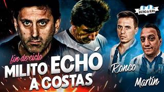 Diego Milito echó a Gustavo Costas que dejó de ser el técnico de Racing